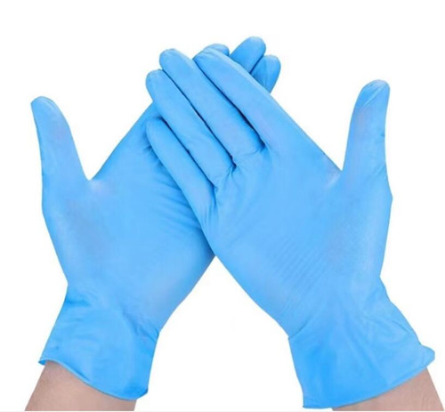 Medical nitrile examination gloves