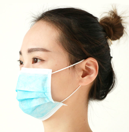 Disposable non woven face mask