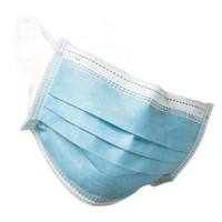 Blue Disposable Mask | Protective 3-Layer Breathable Comfortable Nose/Mouthpiece for Home and Office | Adult/Child Elastic Ear Strap 3-Layer Safety Shield