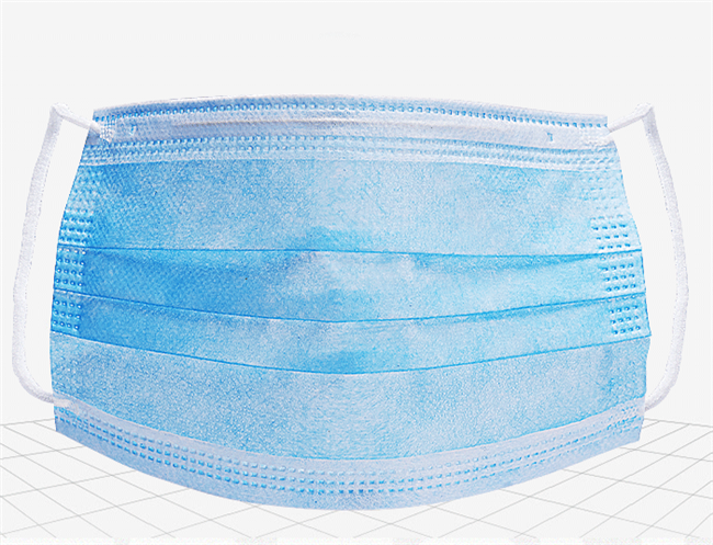 Disposable Mask, Blue Mask, 3-Ply Protective Mask